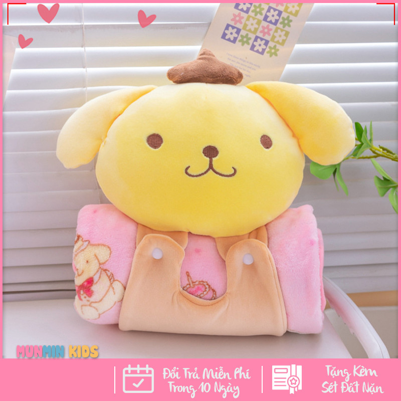 Bộ Chăn Gối Ôm Hình Dễ Thương Cho Bé