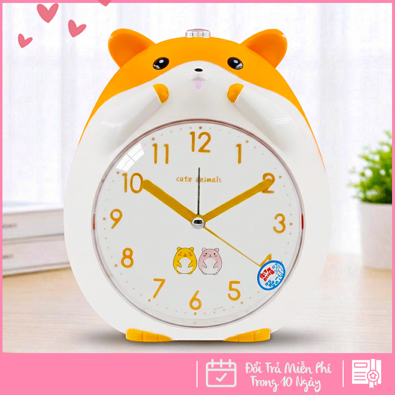 Đồng Hồ Báo Thức Hình Nhân Vật Hoạt Hình Dễ Thương Cho Bé