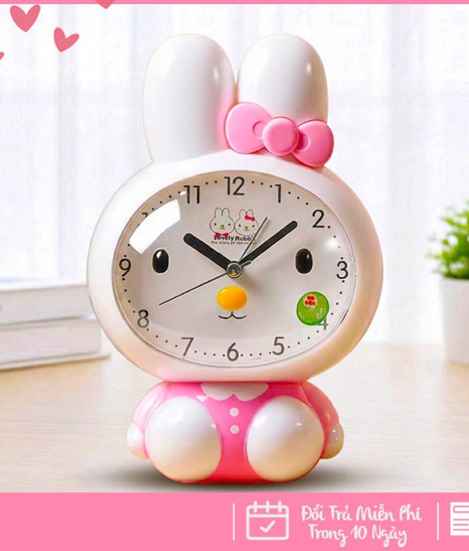 Đồng Hồ Báo Thức Hình Thú Dễ Thương Cho Bé Trang Trí Bàn Học Phòng Ngủ