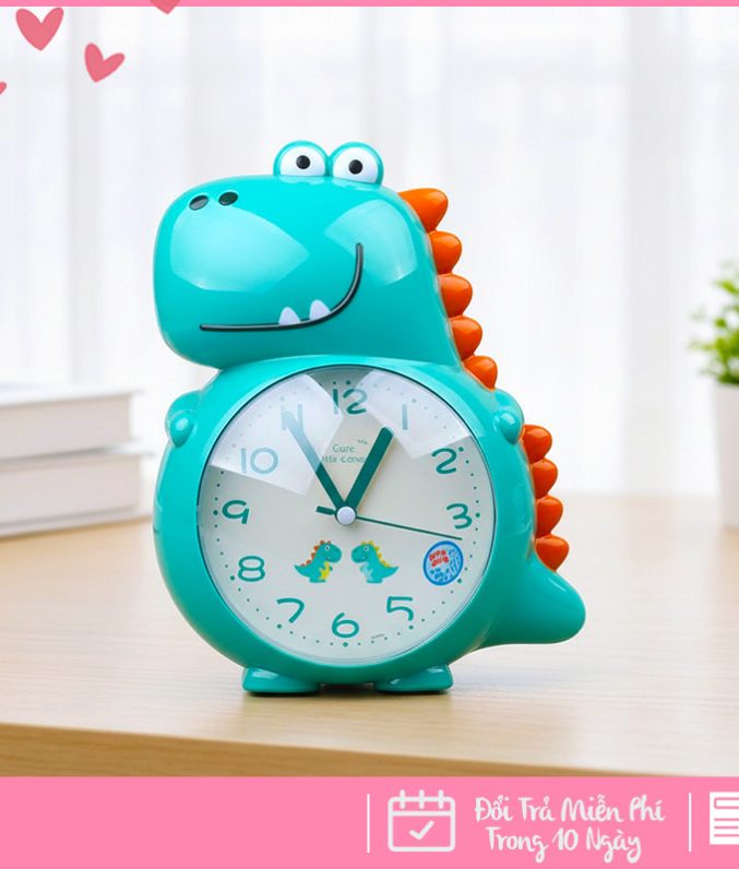 Đồng Hồ Báo Thức Hình Thú Dễ Thương Cho Bé Trang Trí Bàn Học Phòng Ngủ