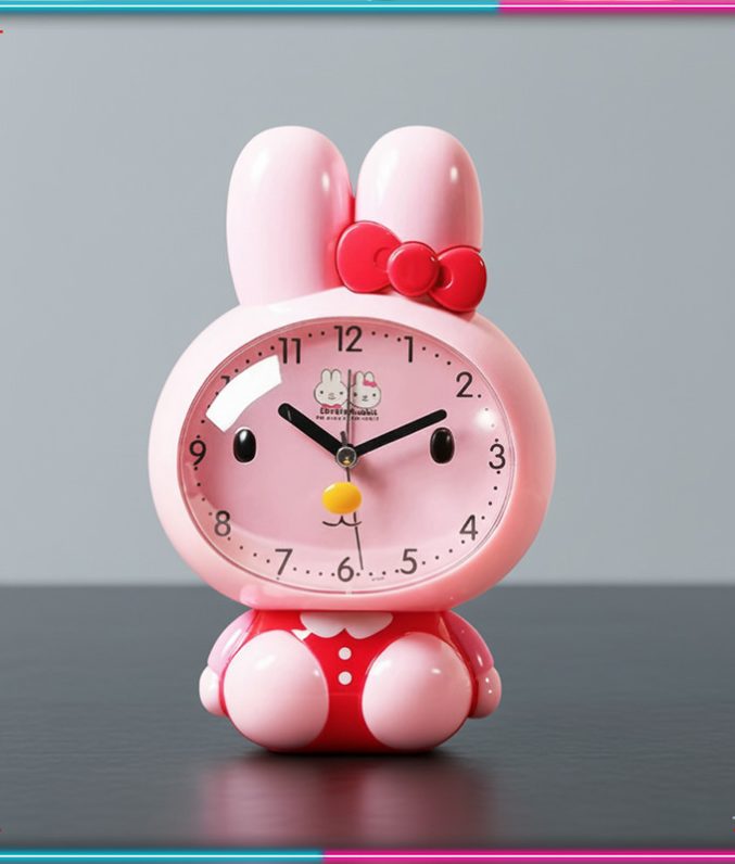 Đồng Hồ Báo Thức Hình Thú Dễ Thương Cho Bé Trang Trí Bàn Học Phòng Ngủ