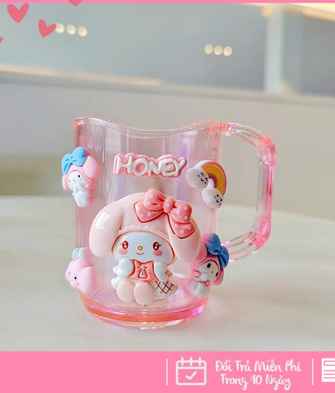 Bình Nước Học Sinh Dễ Thương Hình Nhân Vật Hoạt Hình - Bình Đựng Nước Bé Gái Đi Học Xinh Xắn