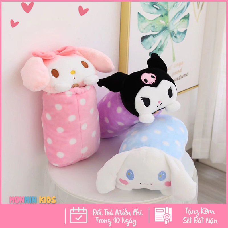 Bộ Chăn Gối Ôm Hình Dễ Thương Cho Bé