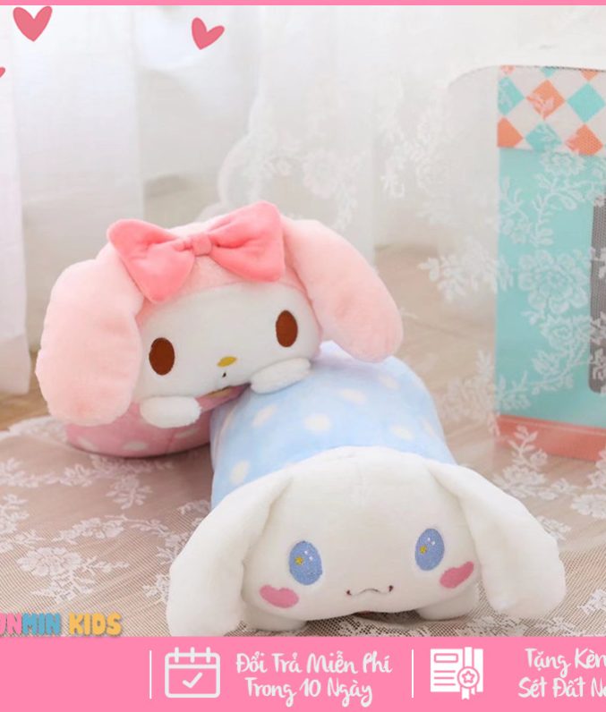 Bộ Chăn Gối Ôm Hình Dễ Thương Cho Bé