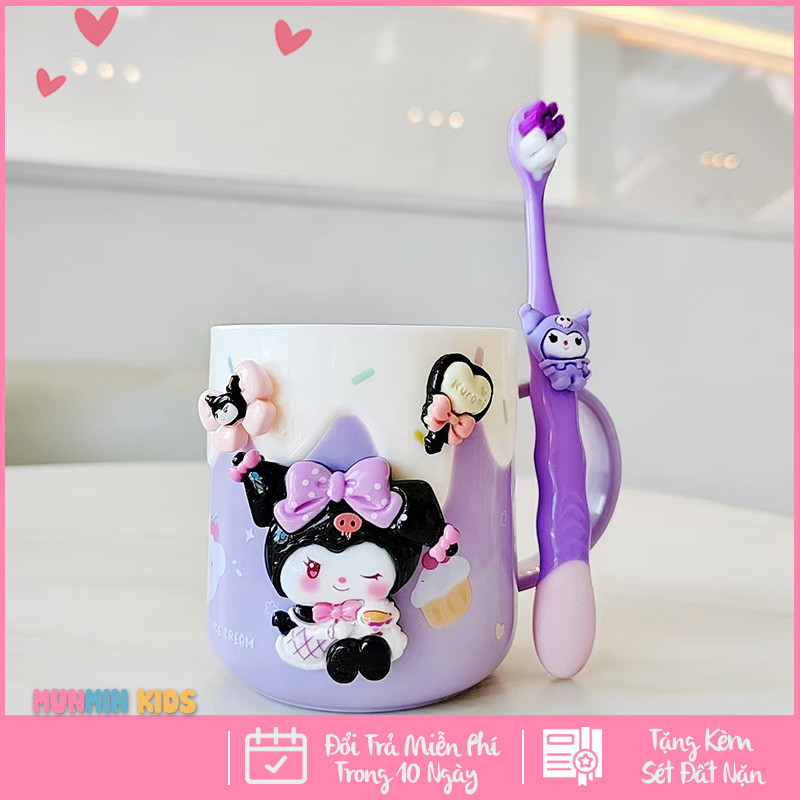 Cốc Uống Nước Cho Bé, Cốc Đánh Răng Cho Bé Hình Nhân Vật Hoạt Hình Dễ Thương
